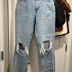 Abercrombie the 90s Straight Ultra High Rise jeans size 26/2 short
